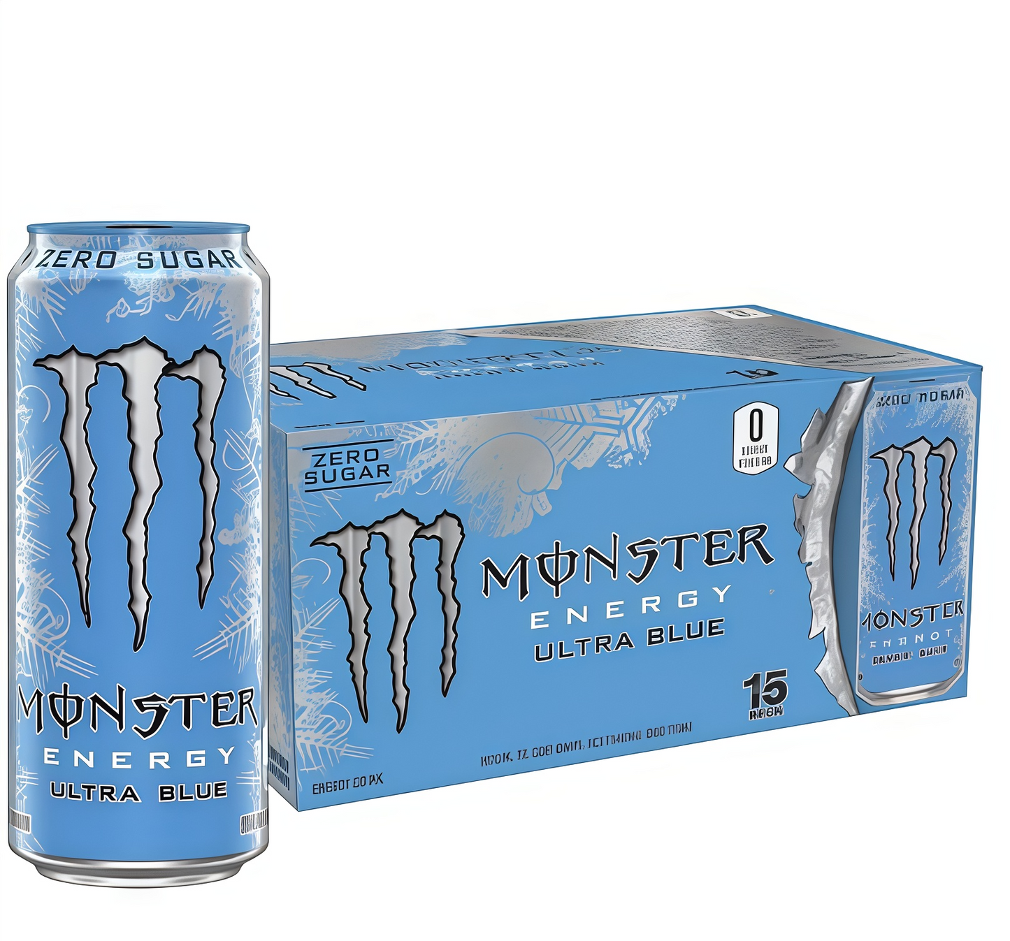 Zero Sugar Energy Drink, 15 Cans | Zero Calorie