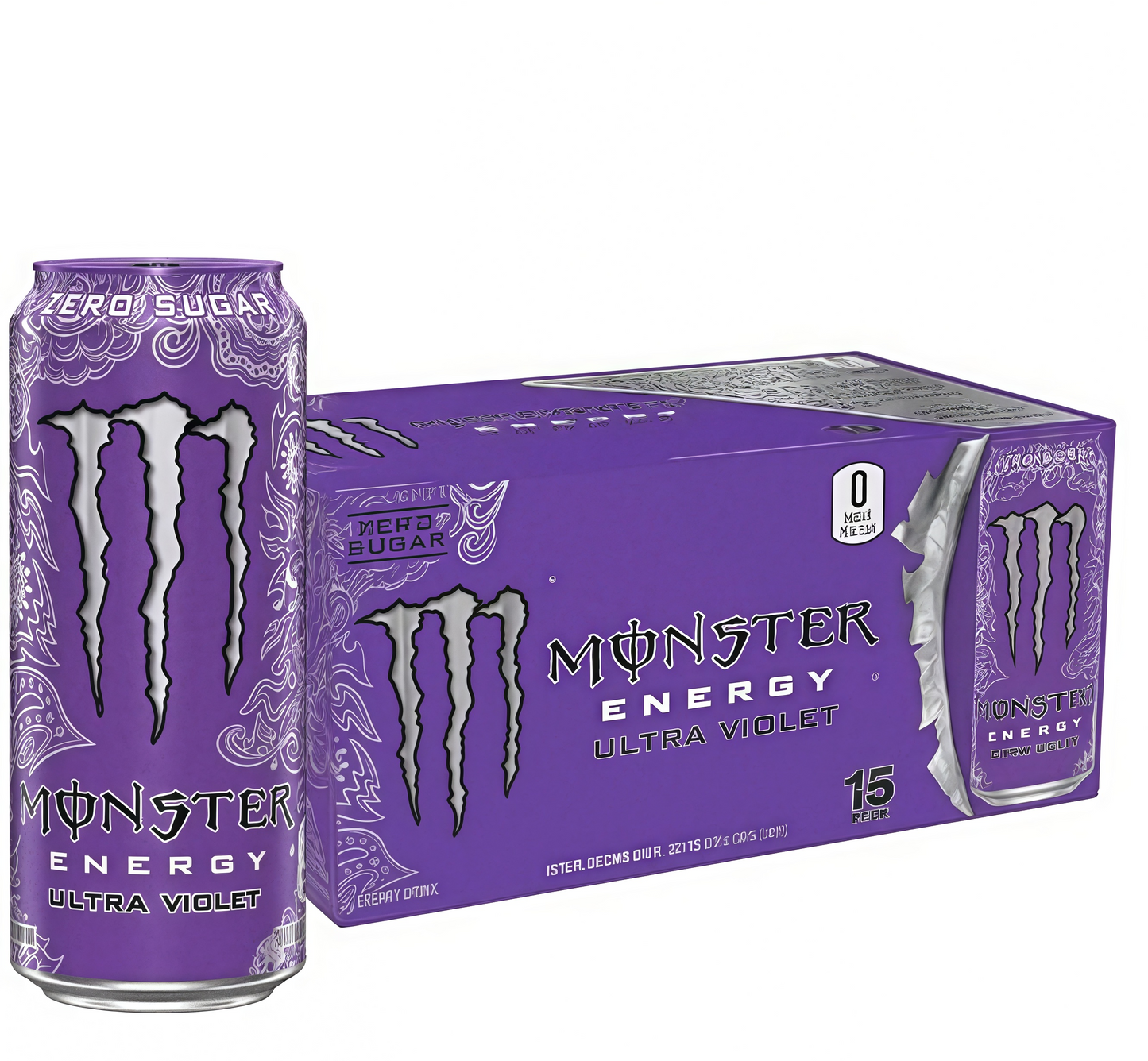 Zero Sugar Energy Drink, 15 Cans | Zero Calorie