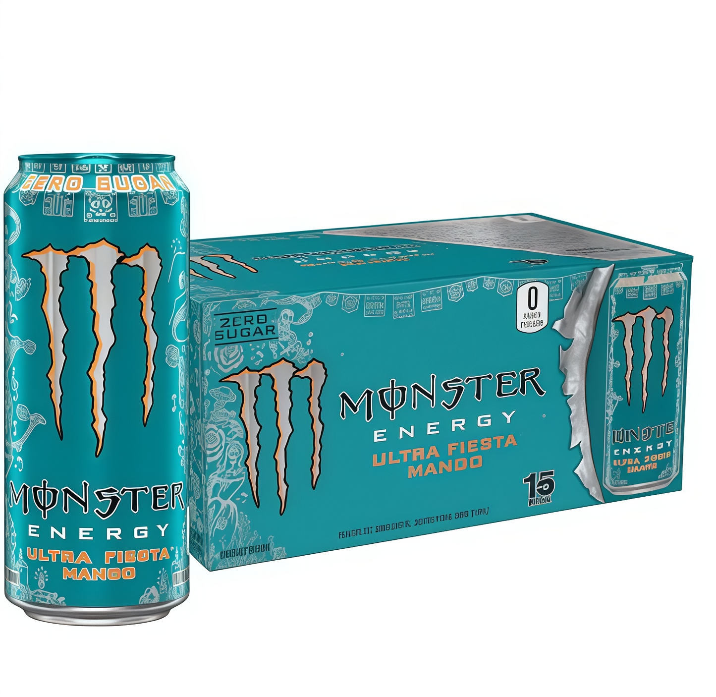 Zero Sugar Energy Drink, 15 Cans | Zero Calorie