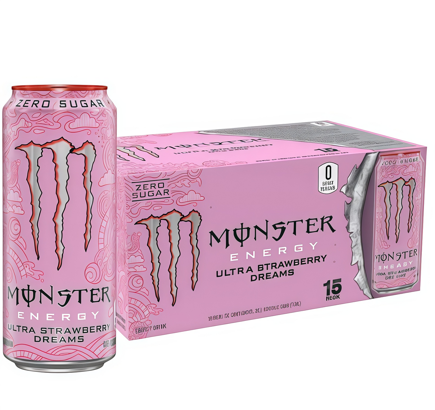 Zero Sugar Energy Drink, 15 Cans | Zero Calorie