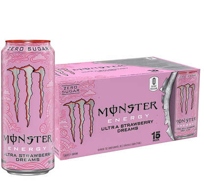 Zero Sugar Energy Drink, 15 Cans | Zero Calorie