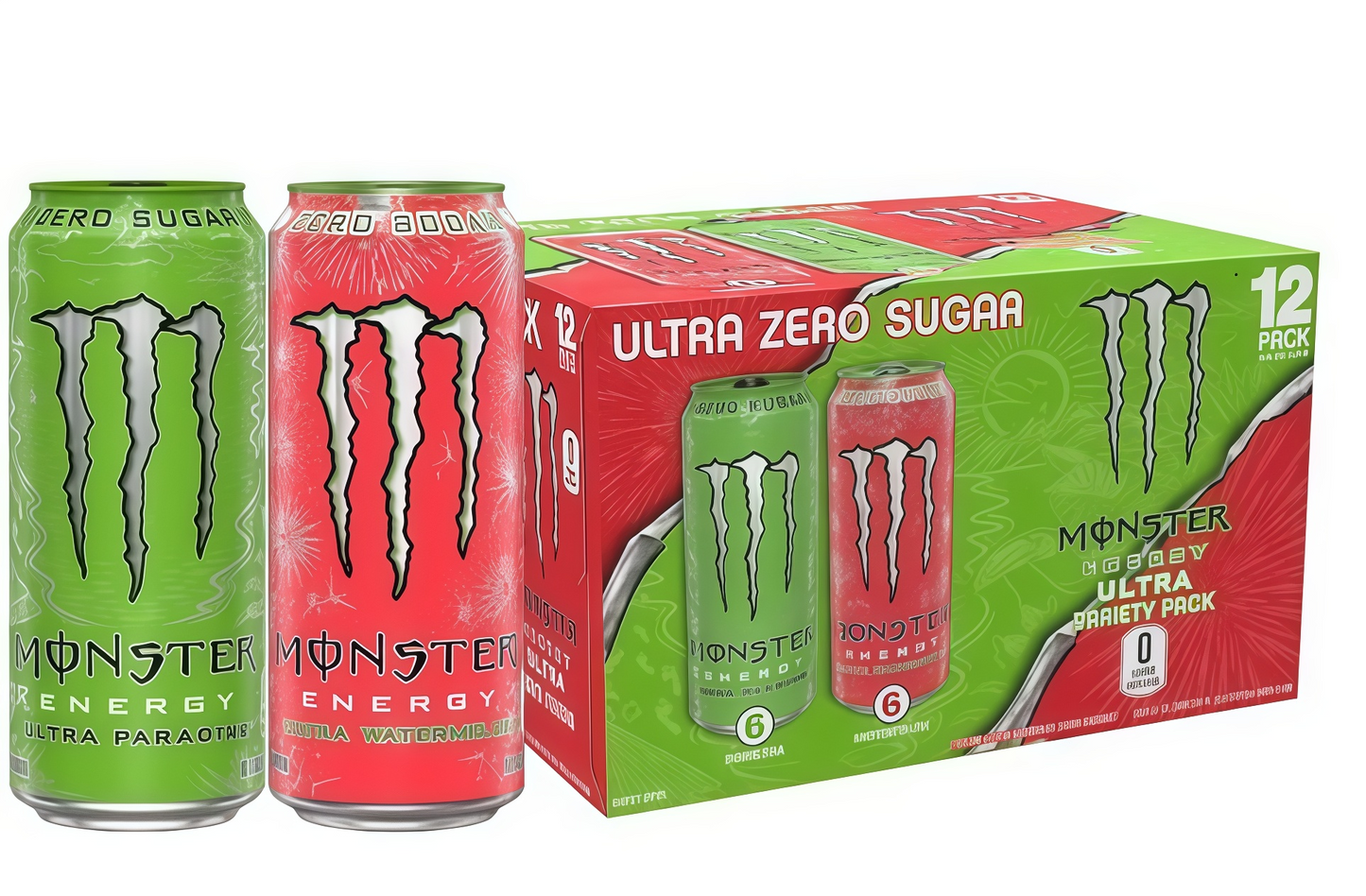 Zero Sugar Energy Drink, 15 Cans | Zero Calorie