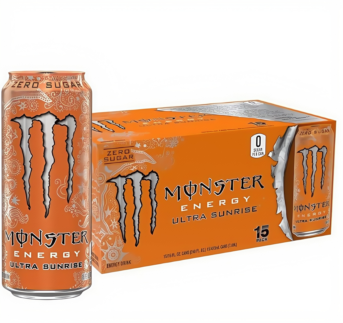 Zero Sugar Energy Drink, 15 Cans | Zero Calorie