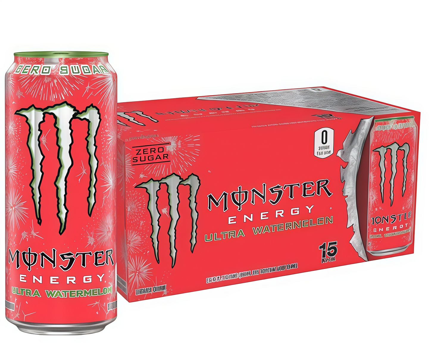 Zero Sugar Energy Drink, 15 Cans | Zero Calorie